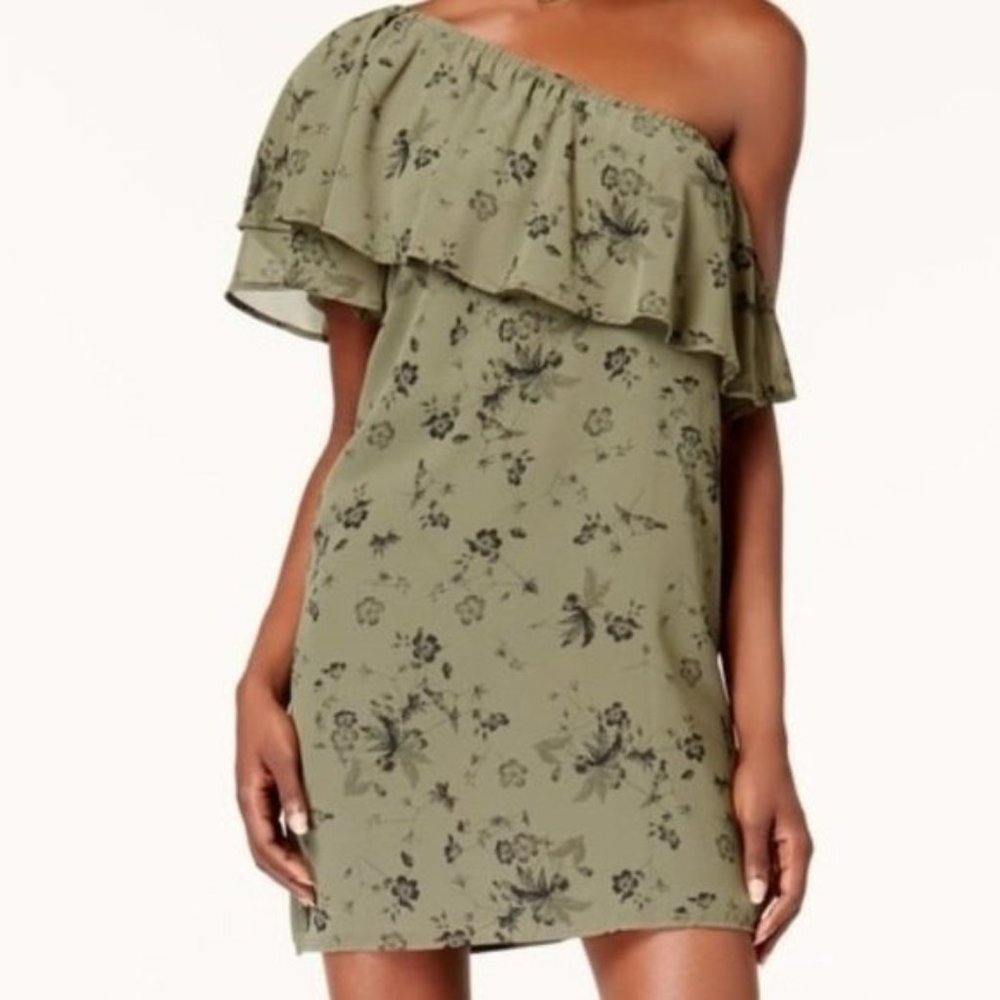 NEW | Kensie | Green Floral One Shoulder Dress